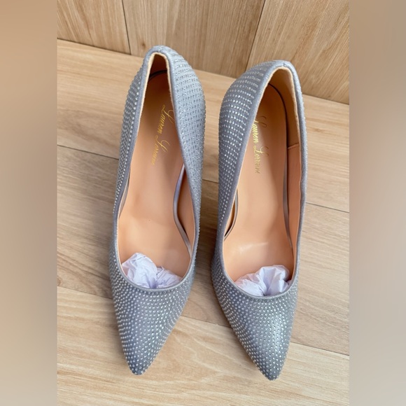 Lauren Lorraine Dori Rhinestone Stiletto Pumps - Picture 13 of 16